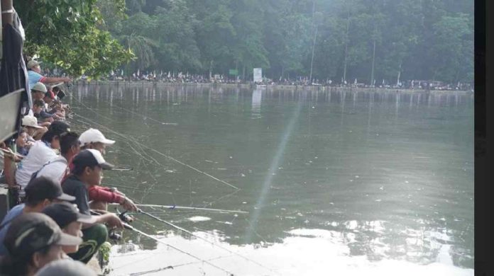 G41s Prabowo-Gibran Kota Bogor Sedot 10 Ribu Pemancing di Setu Gede