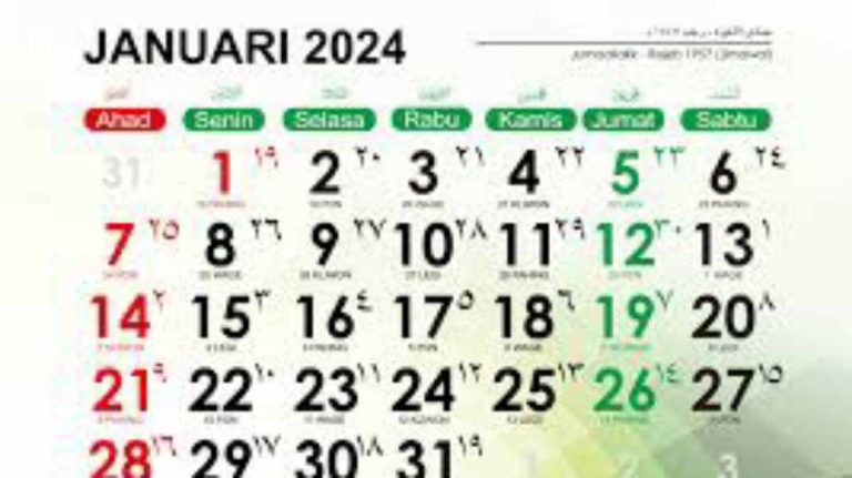 Kalender Tahun Hijriah 2024 Versi PDF, Cek di Sini 