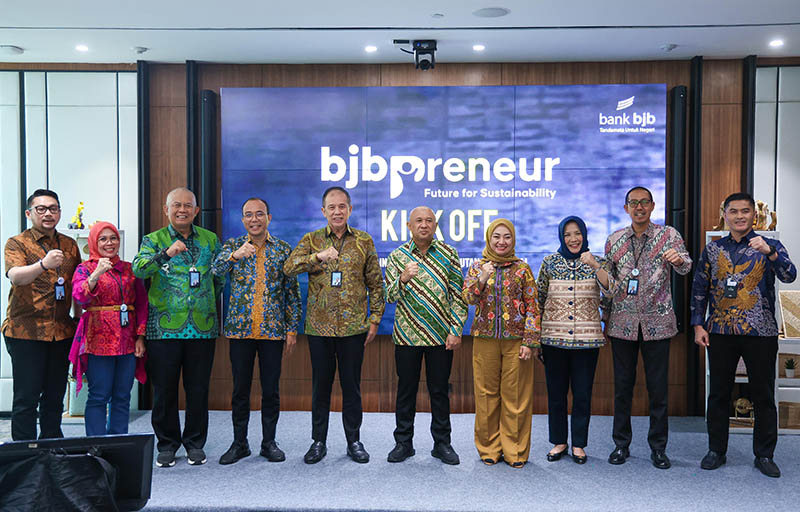 Menteri Koperasi dan UKM (MenkopUKM) Teten Masduki pada acara Kick-Off bjbPreneur, di Jakarta, Kamis, 1 Februari 2024.(Foto: Dok. KemenKopUKM)