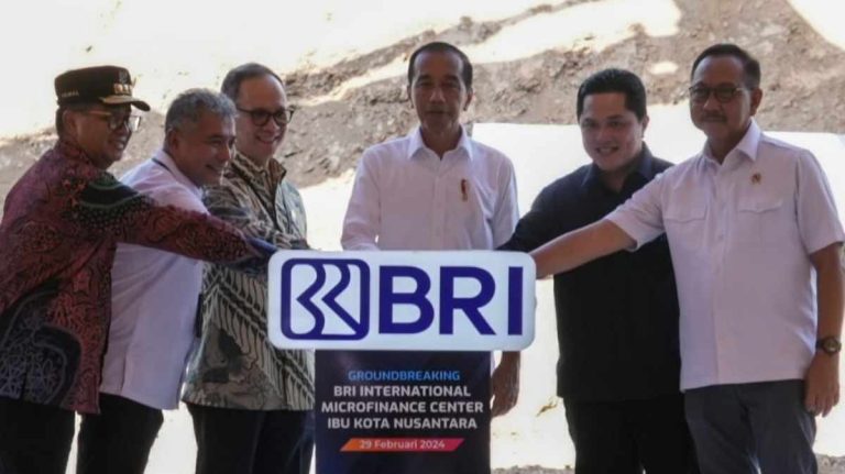 Presiden Joko Widodo Groundbreaking BRI International Microfinance Center Seluas 13 Ribu Meter Persegi di IKN