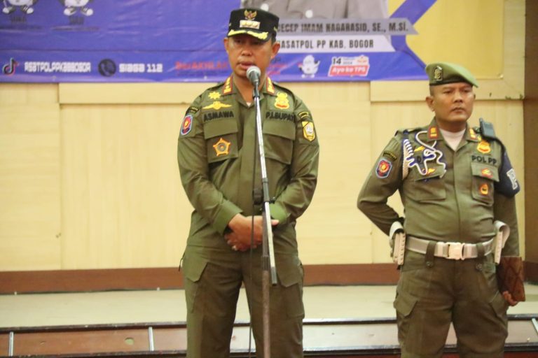 Satpol PP Kabupaten Bogor Bersiap Memastikan Suksesnya Pemilu 2024
