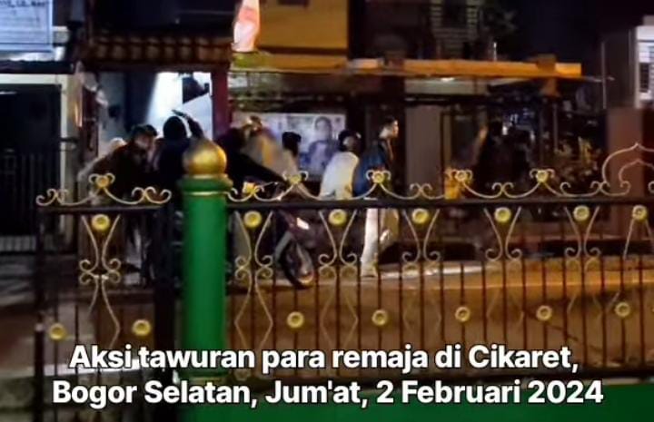 Aksi Tawuran Kembali Terjadi di Kota Bogor, Polisi Sisir Lokasi