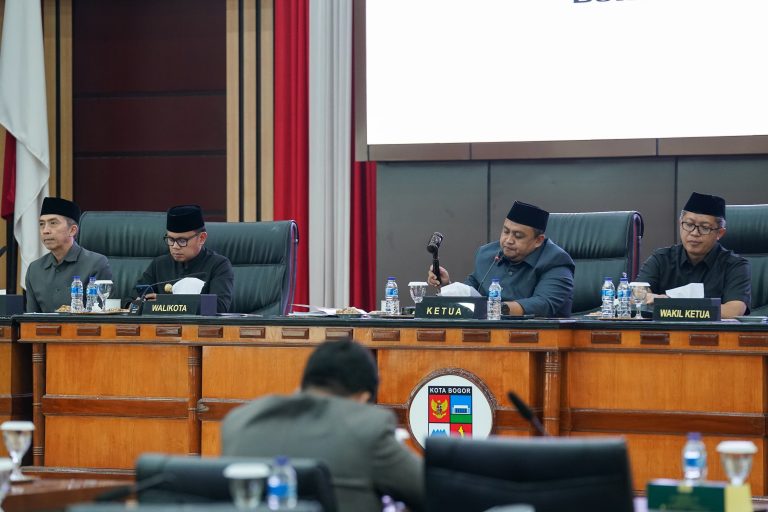 Pemkot Bogor Sampaikan Tiga Draft Raperda untuk DPRD Kota Bogor