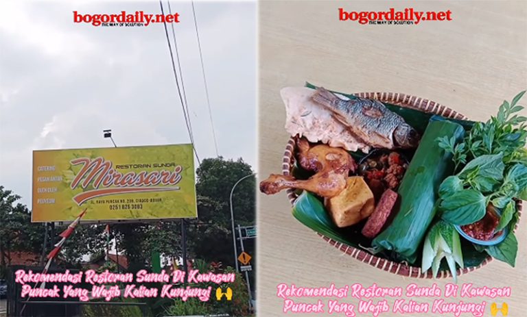 Cari Restoran Sunda di Puncak Bogor? Ini Lokasinya