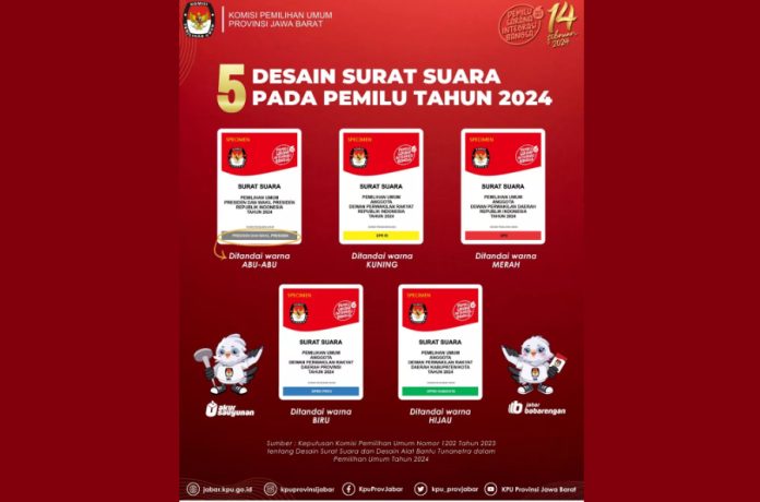 surat suara pemilu 2024