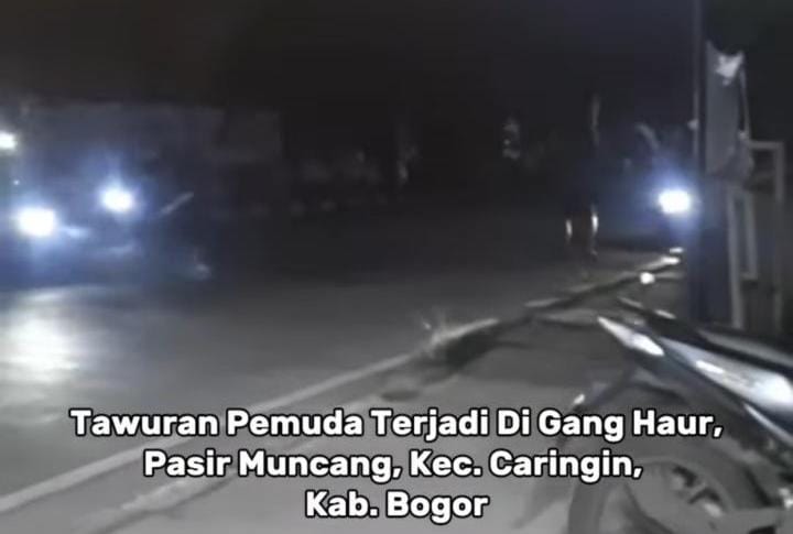 Polisi Telusuri Video Viral Tawuran di Caringin Bogor