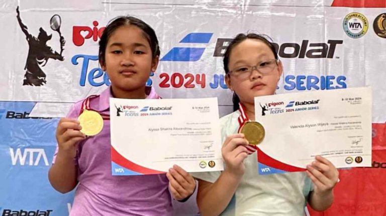 Alexa  dan Valencia  Sabet Juara Ganda Putri KU-10  WTA Seri II 