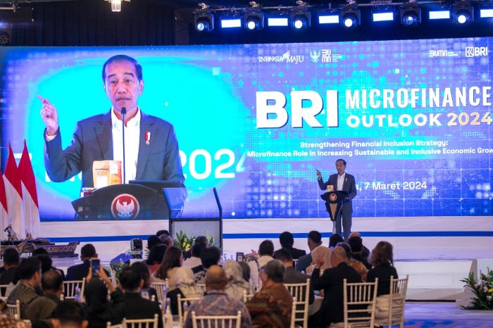 Buka BRI Microfinance Outlook 2024, Presiden Jokowi Apresiasi Komitmen BRI Dorong Pertumbuhan Ekonomi Melalui Inklusi Keuangan