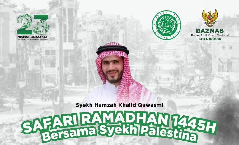 Baznas Kota Bogor Gelar Safari Ramadan Bersama Syekh Palestina