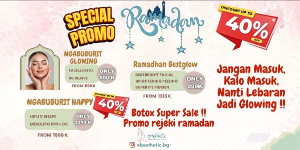 Besthetic Clinic Bogor Tawarkan Promo Ngabuburit Happy, Diskon 40 Persen!