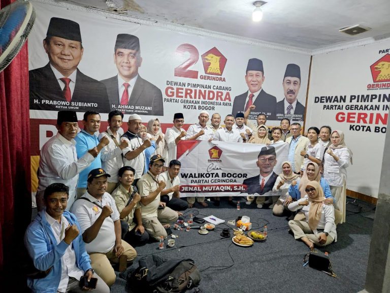 DPC Gerindra Kota Bogor Resmi Usung Jenal Mutaqin Jadi Bakal Calon Wali Kota 2024