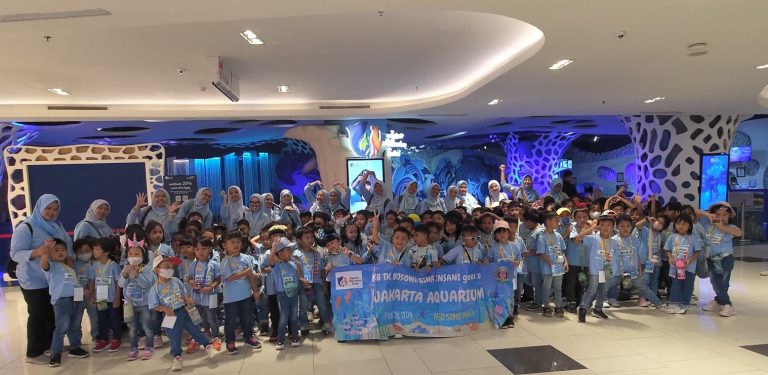 Puncak Tema Binatang, KB-TK Bosowa Bina Insani Kunjungi Jakarta Aquarium dan Safari
