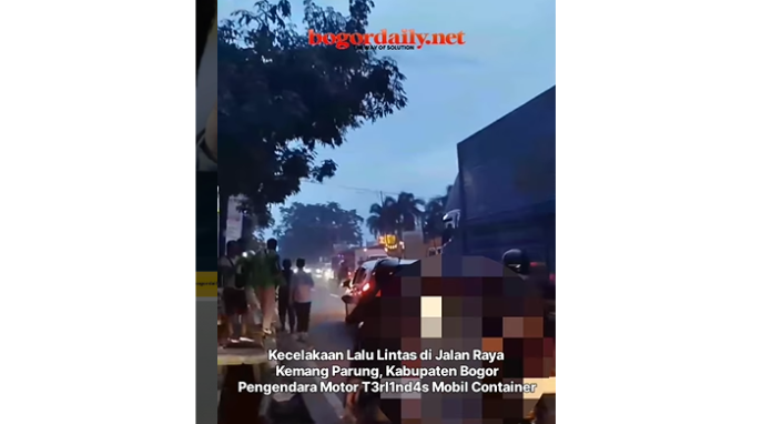 kecelakaan di Parung Bogor