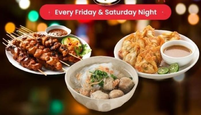 Nikmati Paket Street Food Night Hanya di BiglandOtel Sentul Suites & Convention