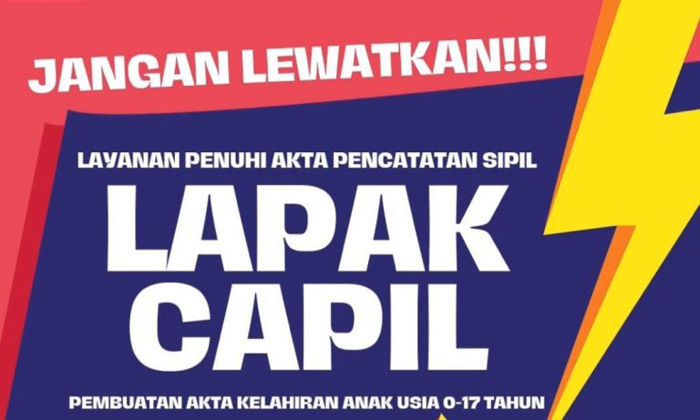 Disdukcapil Kota Bogor Gelar Lapak Capil untuk Layanan Pembuatan Akta Kelahiran Anak Gratis