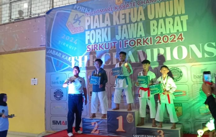 Sirkuit 1 Jabar 2024: Tim Karate Kabupaten Bogor Sabet 4 Emas
