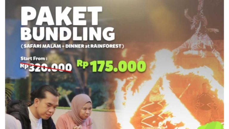 Paket Promo Bundling Safari Malam Plus Dinner di Taman Safari Bogor, Hanya Rp175 Ribu!