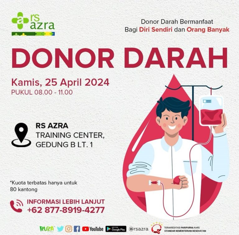 RS Azra Bogor Menggelar Kegiatan Donor Darah untuk Masyarakat