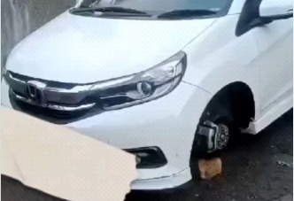 Marak Pencurian Ban Mobil di Kota Bogor