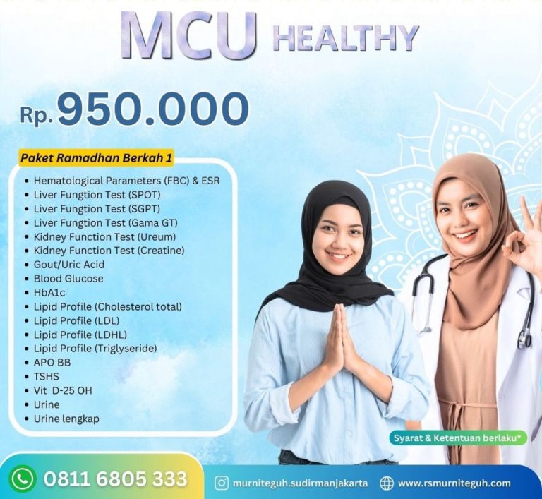 Promo MCU Healthy di RS Murni Teguh Sudirman Jakarta