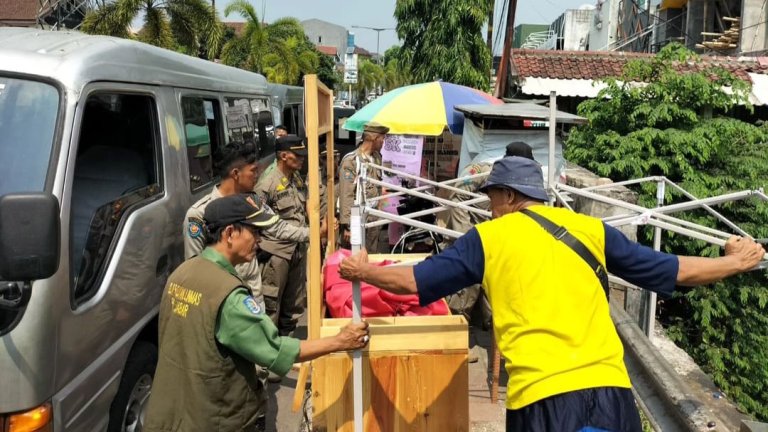 Satpol PP Kota Bogor Tertibkan PKL di Jalan Merdeka Tahun Ini