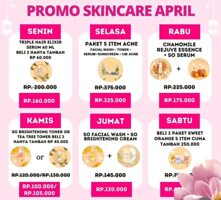 ClayDerm Aesthetic Clinic Bogor Promo Skincare Setiap Hari Selama April 