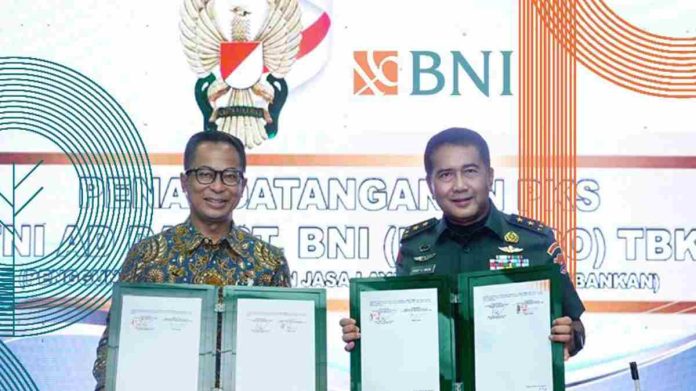 BNI Perkuat Sinergi dengan TNI AD Melalui Penyediaan Layanan Keuangan Terintegrasi