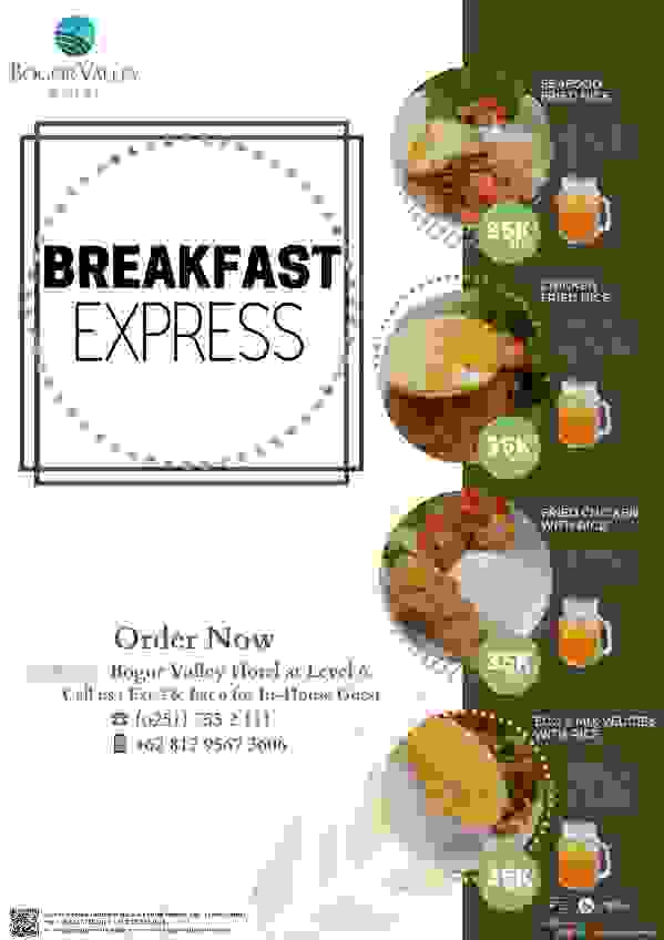 Daftar Harga Menu Breakfast di Bogor Valley Hotel, Cek!