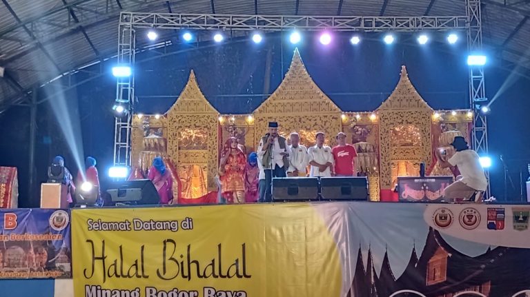 Halal Bihalal IKM Bogor Raya Bertabur Kuliner Khas Minang Hingga Seni Budaya