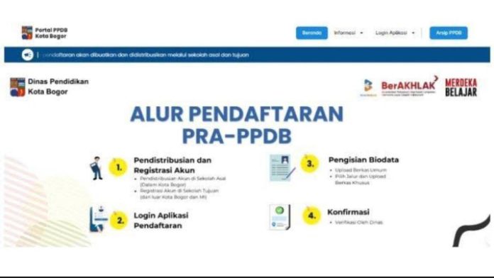 Jadwal PPDB Kota Bogor 2024 Jenjang SD, SMP dan Tahapannya 