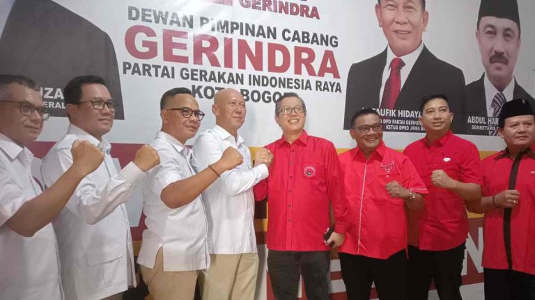 PDIP-Gerindra Jajaki Koalisi di Pilwalkot Bogor 2024