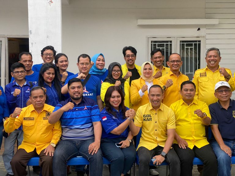 Jelang Pilkada 2024, DPD Golkar Silaturahmi ke DPC Demokrat Kota Bogor