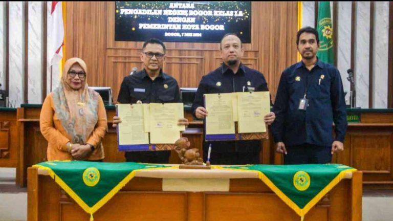 Pemkot Bogor dan PN Bogor Kelas IA Tandatangani Nota Kesepakatan