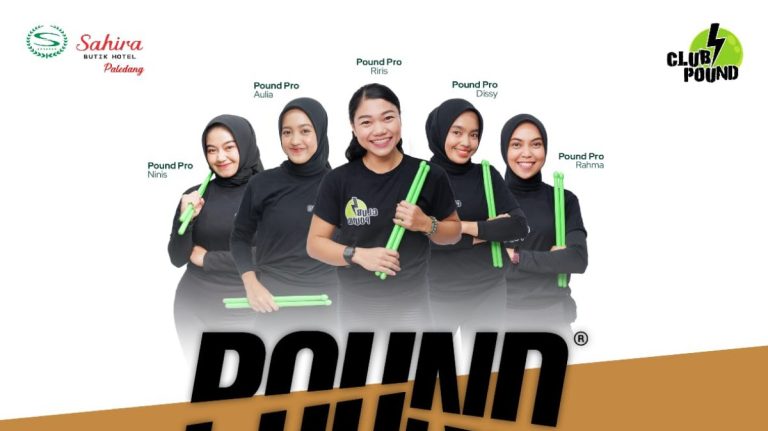 Sahira Butik Hotel Paledang-Club Pound Bogor Gelar Pound Fit Rockout, Workout