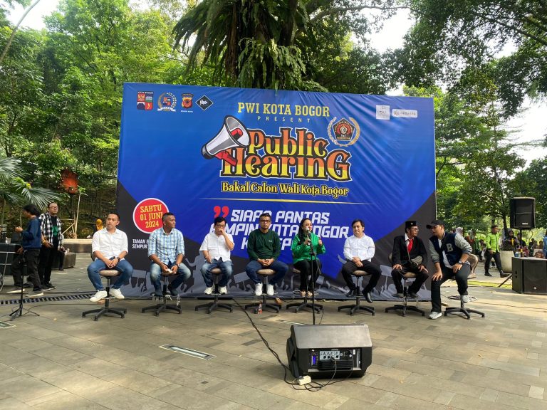 PWI Kota Bogor Gelar Public Hearing, Hadirkan Para Bacawalkot