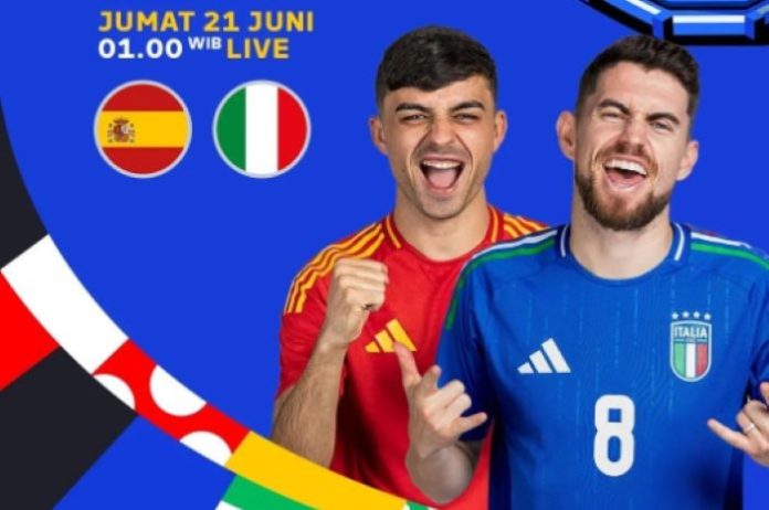 Italia vs Spanyol Jadwal Euro 2024 21 Juni