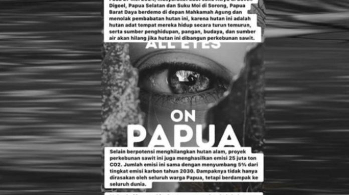 Kenapa All Eyes On Papua Viral? Ini Penjelasannya 