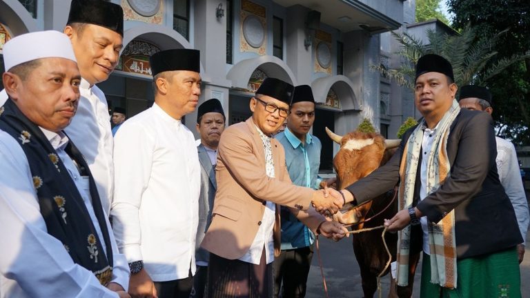 Pemkot Bogor Serahkan Sapi Kurban Limosin Berbobot 450 Kilogram