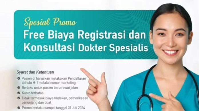 RS BSH Promo Paket Free Biaya Registrasi dan Konsultasi Dokter Spesialis