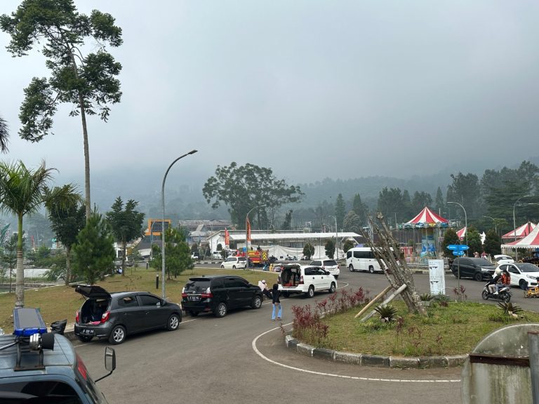 Dishub Kabupaten Bogor Uji Coba Pengalihan Arus Menuju Rest Area Puncak
