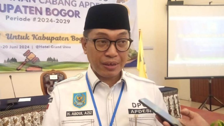 Terpilih Aklamasi di Muscab, Abdul Azis Pimpin APDESI Kabupaten Bogor