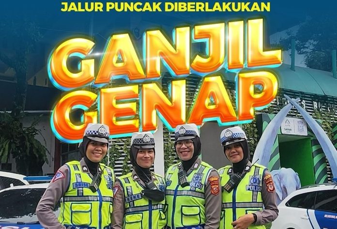 Jadwal ganjil genap puncak bogor