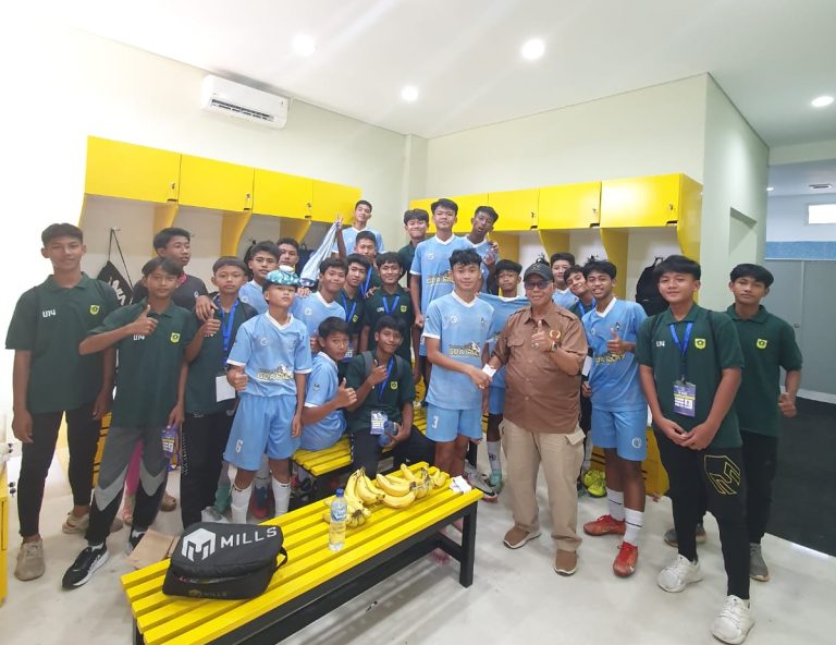 Ketua KONI Kabupaten Support Tim Sepakbola Kabupaten Bogor di Kejurda Jabar 2024