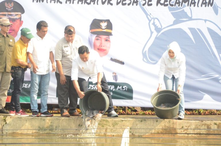 HJB ke-542, Pemcam Sukaraja Gelar Lomba Nguseup dan Kreasi Piring Beragam