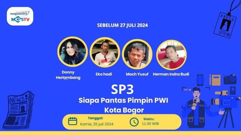 4 Kandidat Berebut Kursi Ketua PWI Kota Bogor. Siapa Pantas Memimpin?