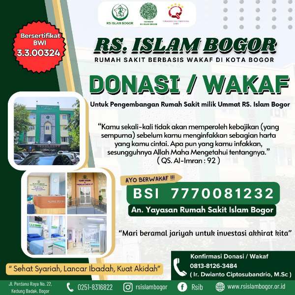 Mengenal RS Islam Bogor, RS Wakaf di Kota Bogor. Yuk Bantu Pengembangannya