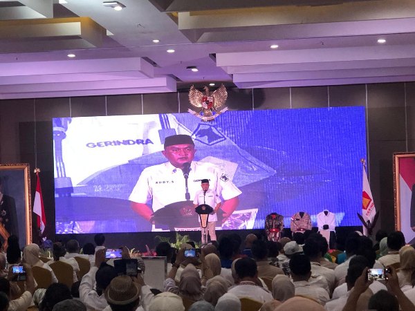 Pidato Politik Rudy Susmanto Setelah Resmi Jadi Calon Bupati Bogor dari Partai Gerindra