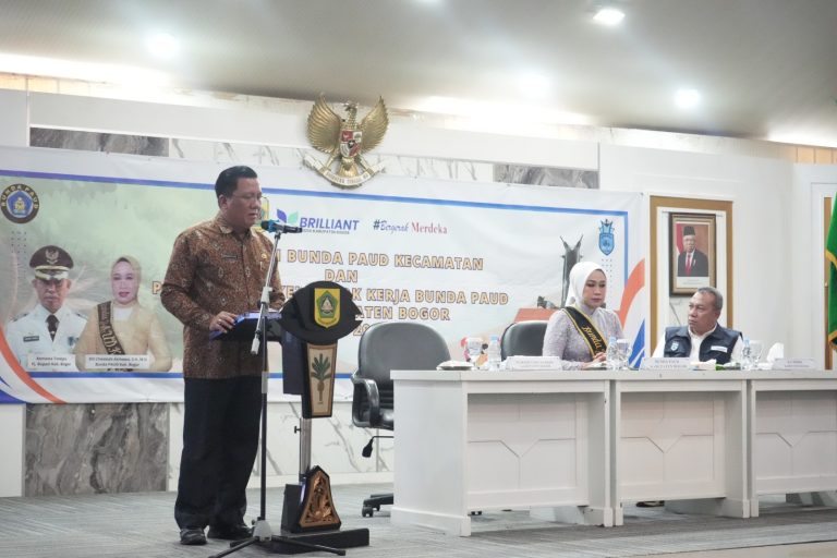 Pj Sekda Kabupaten Bogor Lantik Bunda PAUD, Ini Pesannya