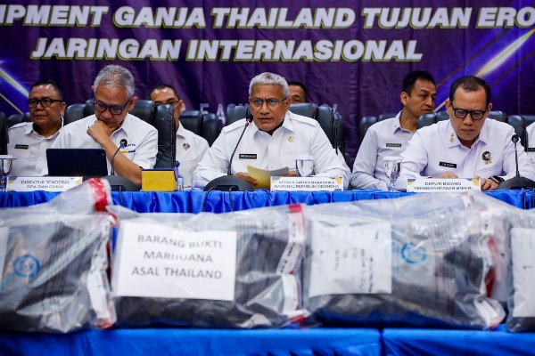 BNN dan Bea Cukai Berhasil Ungkap Kasus Penyelundupan Ganja Thailand Jaringan Sindikat Narkotika Internasional