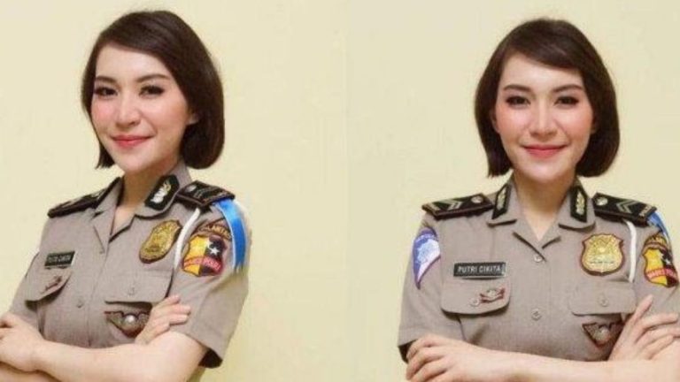 Biodata Polwan Cantik Putri Sirty Cikita Sabunge yang Viral di Medsos